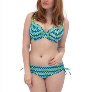 Curvy Kate Swim Bikini top UK 38FF, bottom UK16